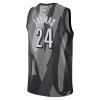 Män Brooklyn Nets Tröja Cam Thomas Nike 2024-25 City Edition Grå Swingman